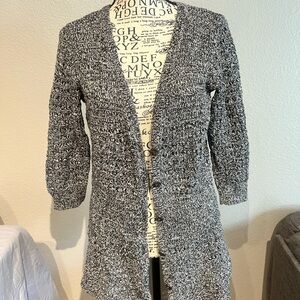 DKNY Monochrome Knit Cardigan